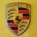 Porsche Badge yellow
